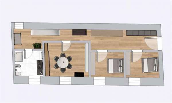 Foto A002628 - AFFITTIAMO - 2 CAMERE - RISTRUTTURATO