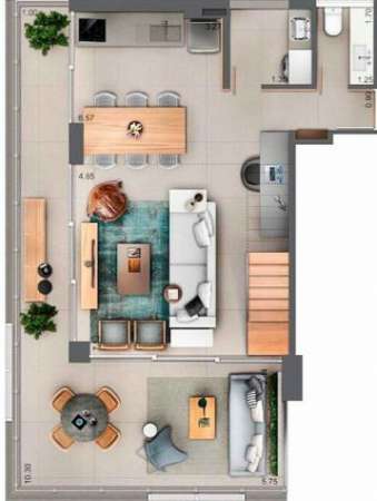 Foto AMPIO E LUMINOSO OPEN SPACE A CESANO MADERNO CON BALCONE LIBERO SUBITO