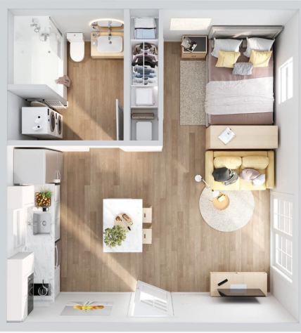 Foto AMPIO MONOLOCALE A DESIO-CANTINA E POSTO AUTO-LIBERO SUBITO