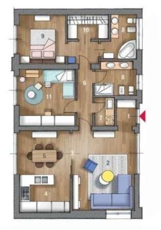Foto Appartamento 110 mq con box auto e terrazzo - 850eu