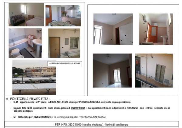 Foto Appartamento ideale x USO STUDIO o ABITATIVO(solo x 1 persona anziani/dipendenti