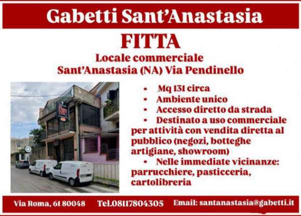 Foto Attivit  Commerciale - Sant'Anastasia . Rif.: Cod. rif 3248306ACG