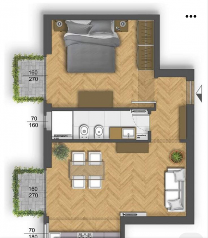 Foto BILOCALE ARREDATO via napione: 390 euro