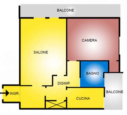 Foto Bilocale in affitto a Ladispoli