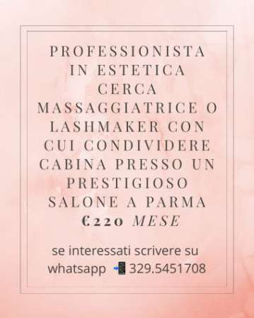 Foto Cabina estetica