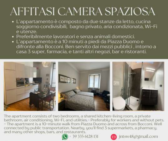 Foto Camera con bagno in affitto