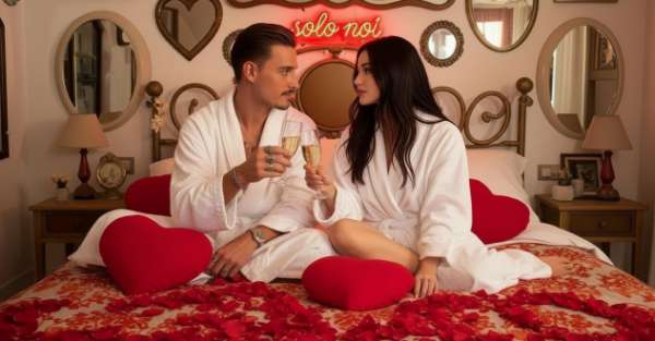 Foto Camera per coppietta ideale per sorprese romantiche sotto le feste!