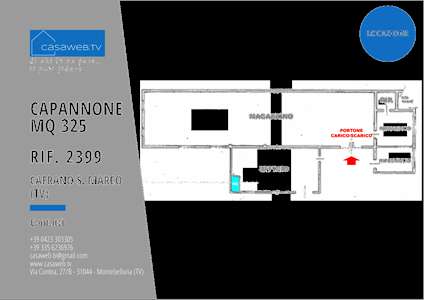 Foto Capannone in Affitto, 2 Locali, 335 mq, Caerano di San Marco