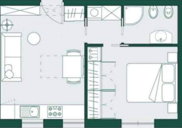 Foto CENTRALISSIMO BILOCALE QUADRILATERO