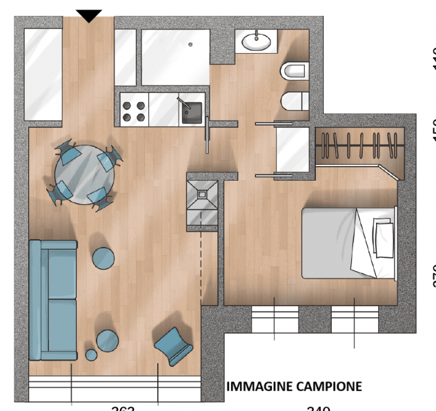 Foto FIANO ROMANO - BILOCALE con GIARDINO PRIVATO - SPESE COMPRESE
