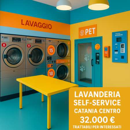 Foto Lavanderia Self-Service Chiavi in Mano  Catania Centro
