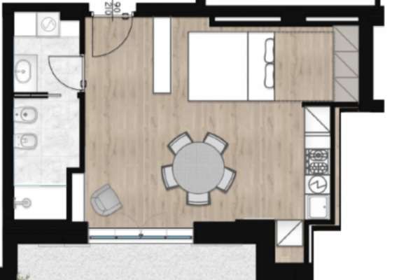 Foto MONOLOCALE ARREDATO CORSO EMILIA: 350 euro