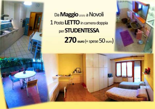 Foto Novoli 1 LETTO in DOPPIA x studentessa 270 libero subito