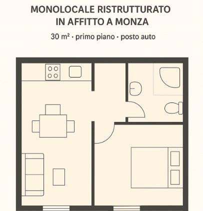 Foto NUOVO monolocale con POSTO AUTO - Monza