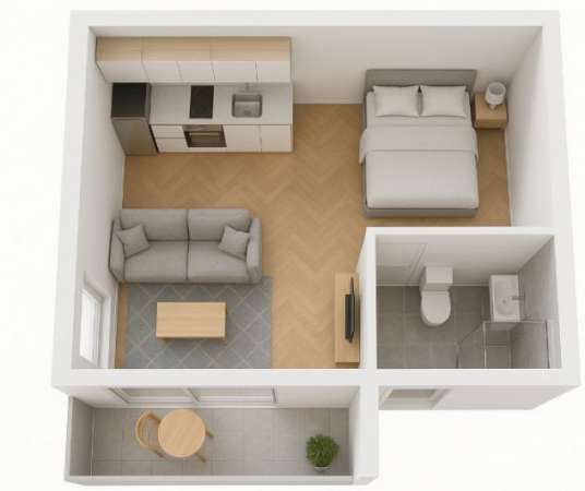 Foto OPEN SPACE A DESIO-SPESE COMPRESE-BALCONE E POSTO AUTO