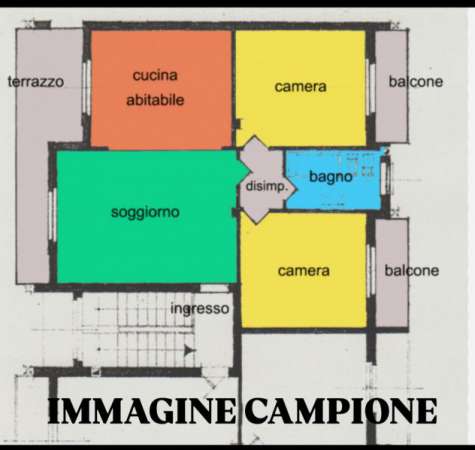 Foto OTTAVIA - trilocale - SPESE INCLUSE