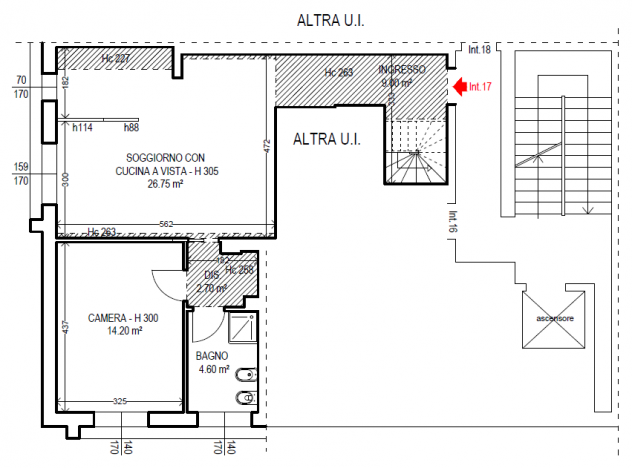Foto QUADRILOCALE - SEMI ATTICO - BREVE TERMINE - DA 1 A 3 MESI