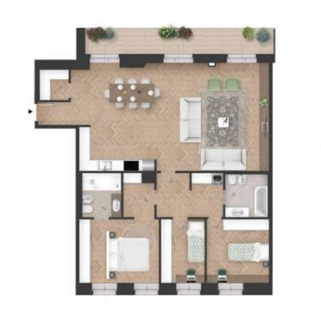Foto Quadrilocale pressi CORSO TOSCANA 650 euro