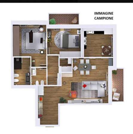 Foto ROMA NORD- QUADRILOCALE con GIARDINO PRIVATO /SPESE COMPRESE