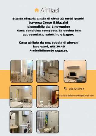 Foto Stanza in affitto a Bari per ragazze