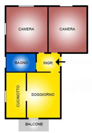 Foto Trilocale in affitto a Bologna