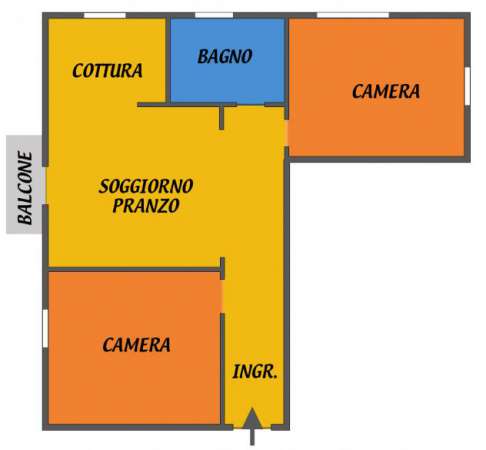 Foto Trilocale in affitto a Bologna