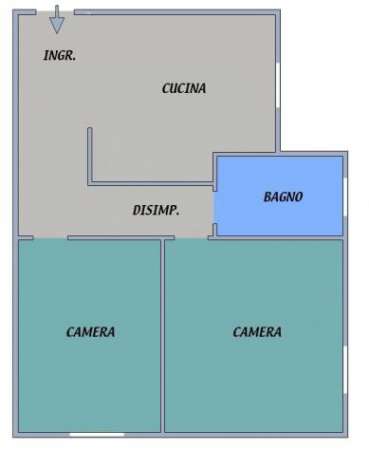 Foto Trilocale in affitto a Bologna