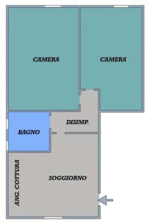 Foto Trilocale in affitto a Bologna