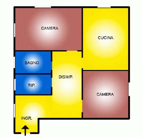 Foto Trilocale in affitto a Messina