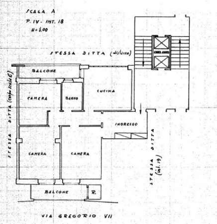 Foto Trilocale in affitto a Roma, Gregorio VII