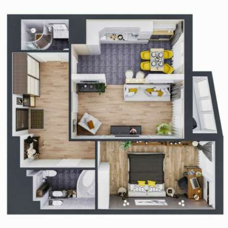 Foto Trilocale in Maciachini con balcone e cantina-MM3