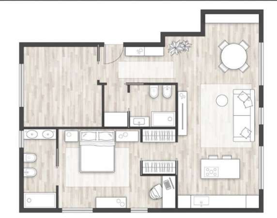 Foto Trilocale in Via Castelgomberto: 510 euro minime spese