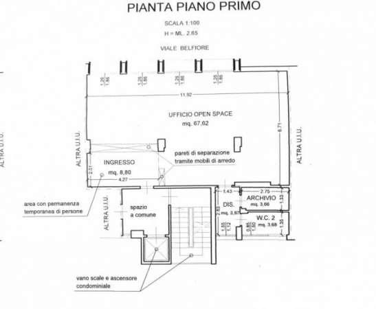 Foto UFFICIO di 1 vani e di 110 mq (FIRENZE) rif. UF25/158