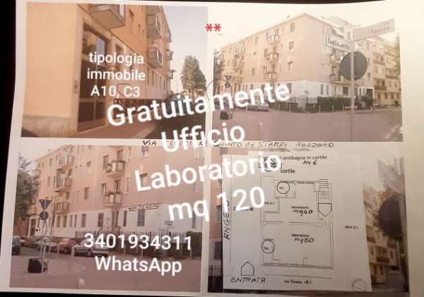 Foto Uffico laboratorio mq 120 gratis per il sociale in Rozzano