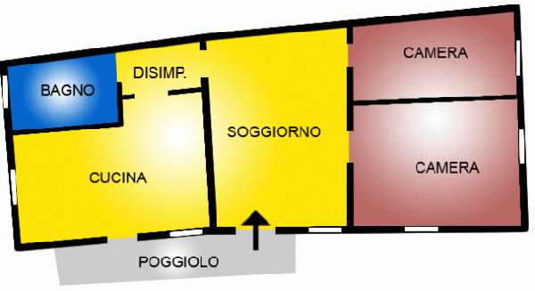 Foto Villa a schiera in affitto a Valfloriana